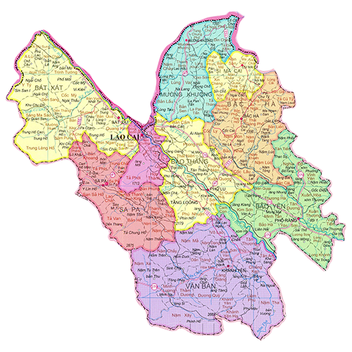 Ban do lao cai