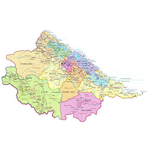 Ban do thua thien hue